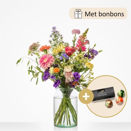 Boeket Cadeauset Kleurrijk gebaar